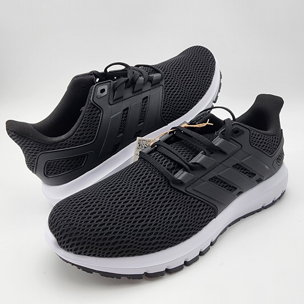 Adidas Ultimashow Running Shoes Mens 10 Black White FX3624 NWB Athletic Low Top